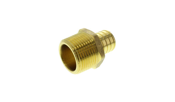 1/2" PEX Male Crimp Ring Coupler